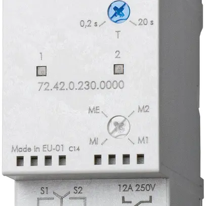 Relais commutateur pour pompe Finder 2NO 12A, 24VAC/DC 
