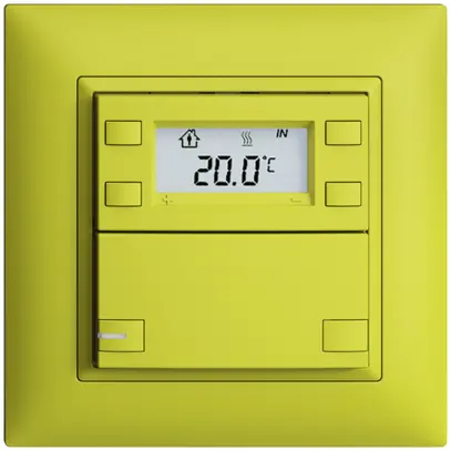 UP-RTH-Taster KNX 1-fach EDIZIOdue FMI lemon, mit LED RGB 