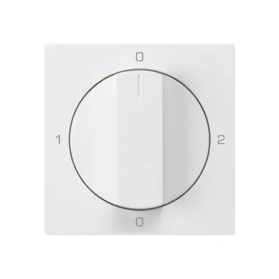 Inserto per interruttore rotativo kallysto 2/1L bianco con manopola 