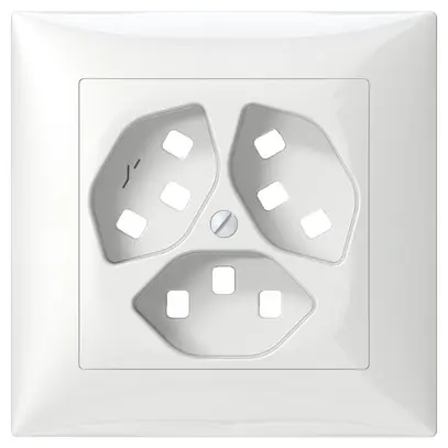 Kit frontal SIDUS B pour 3×T23/1 blanc brillant 
