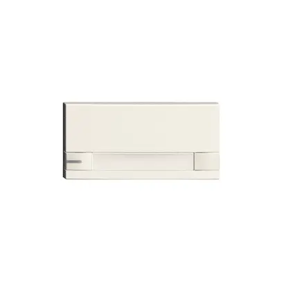 Touche 1/2 KNX/électron.a.LED+ pap.EDIZIOdue comm.2×blanc 