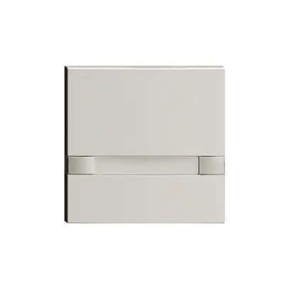Touche 1/1 KNX/électron.s.LED+ pap.EDIZIOdue comm.2×gris clair 