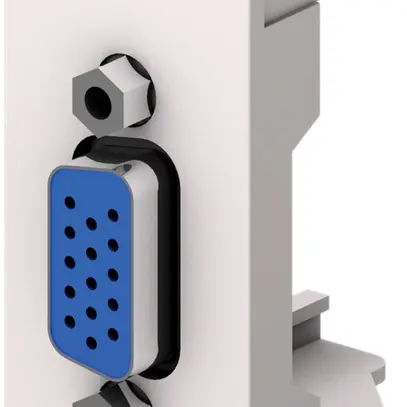 VGA-Modul Cecoflex für AV-Montagesystem, f/f, weiss 