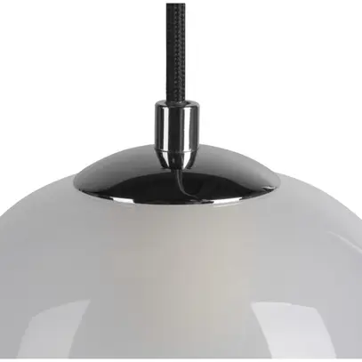 Lampada sospesa SLV PANTILO OVAL E27 15W REG diretto bianco/cromo 