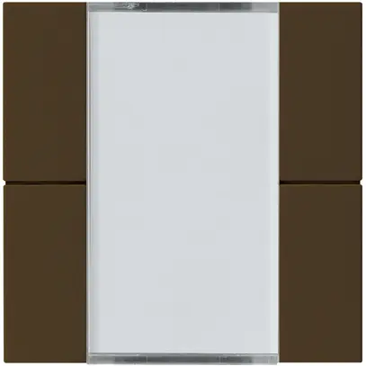 Kit frontale Hager kallysto 4×KNX systemlink/easylink marrone 