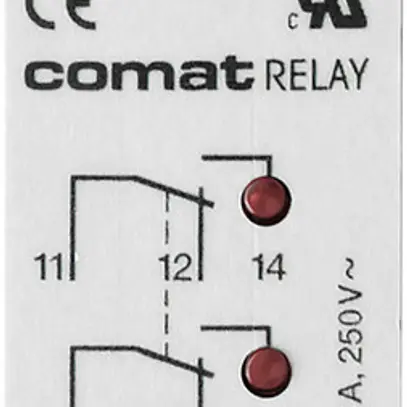 Relais de signal AMD ComatReleco C203.06, 220…240VAC 2C Ag/Au LED 