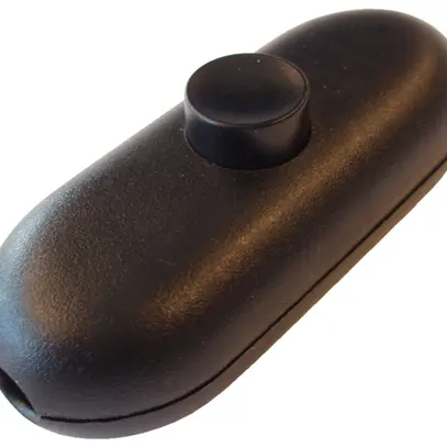 Interruttore di cordone 2A 250V 1L nero 
