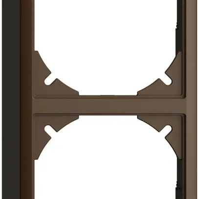Capot EDIZIOdue 54mm I-I coffee pour combinaison vertical/horizontal 