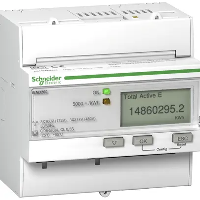 Compteur d'énergie AMD Schneider Electric iEM3200 3P+N transformateur de courant 