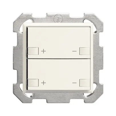 Variateur ENC ZEP 2c/2t stat. centrale-secondaire EDIZIOdue blanc 