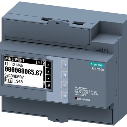 Misuratore di energia AMD Siemens SENTRON PAC2200 3×5A M-Bus MID 