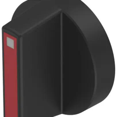 Manopola rotativa EAO51/61 luminoso nero/rosso 