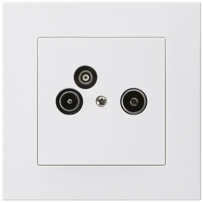 Presa antenna INC TV-R-dati KPR 4dB bianco 