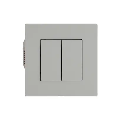 Interruttore a pulsante EDIZIO.liv Wiser SNAPFIX® 2 canali 2 tasti grc 