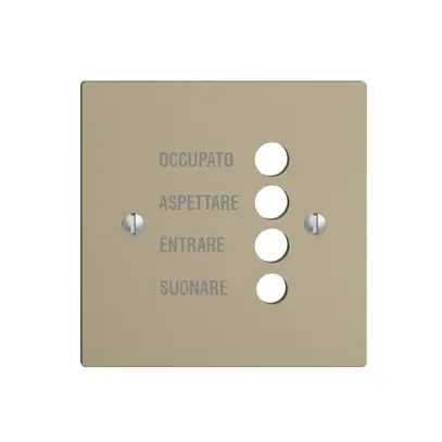 Placca frontale EDIZIOdue sand italiano 