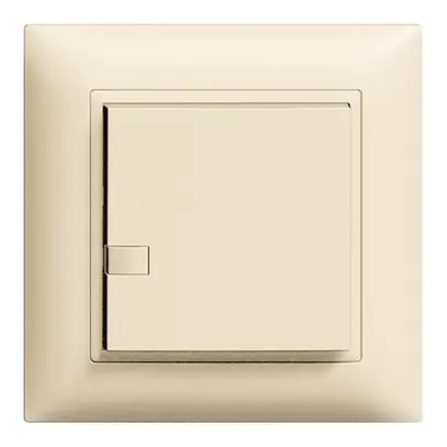 Tasto INC ZEP 1c/1t ON-OFF stazione principale EDIZIOdue crema 