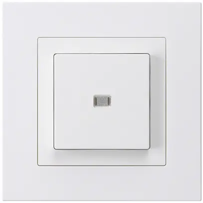 Interruttore pulsante luminoso INC kallysto.pro 3/1P bianco 
