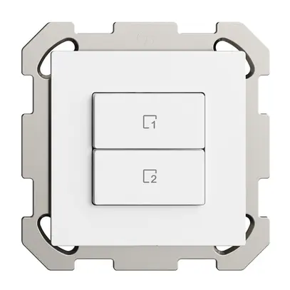 Pulsante scena INC 2 scene verticale/2T WLAN Edue Wiser bianco 