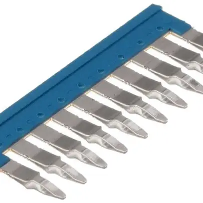 Connexion transversale Weidmüller ZQV 4N/10 branché 10L 6.1mm isolé 32A bleu 