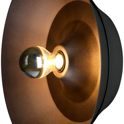 Plafoniera/lpda a muro SLV BATO 35 CW E27 60W Ø350mm nero 