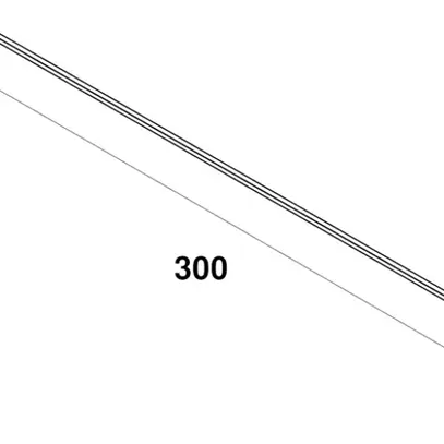 Binario conduttore AP SLV TRACK 48V 1fa alluminio bianco 3000mm 