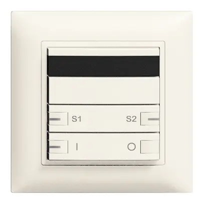 Poussoir ENC ZEP IR ON-OFF-scène 1c/2t EDIZIOdue blanc 