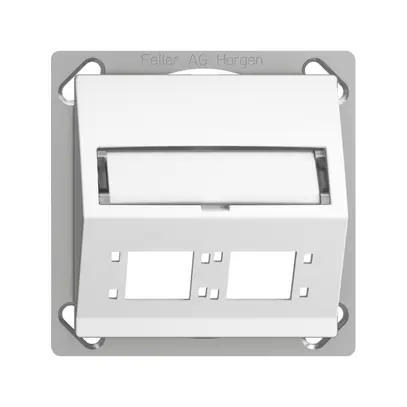 Kit montaggio INS EDIZIOdue FM.TE uscita obliqua 2×R&M cat.6A/LC speciale, bi 