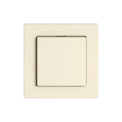 Interruttore a pulsante EDIZIO.liv SNAPFIX® 3/1L cr 