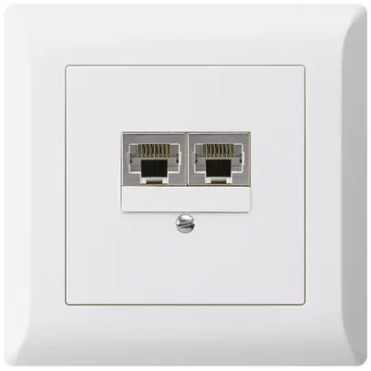 Scatola INC kallysto.line 2×RJ45s separato bianco 