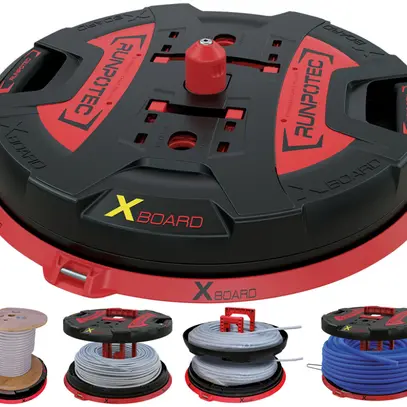 Dérouleur de bobine RUNPOTEC X-Board XB500 pour Ø500mm max.800kg 