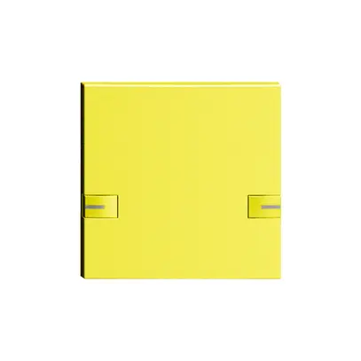 Taste 1/1 KNX/UNI-Taster mit LED EDIZIOdue 2×Einfachbedienung lemon 