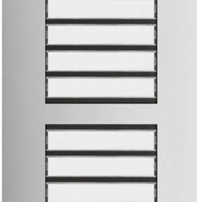Postazione audio esterna Hager elcom.one 2-fili per 12appartamenti ac-pr 