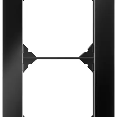 Intestazione INC EDIZIO.liv prestige SNAPFIX® 2×1 154×94mm vetro nero 