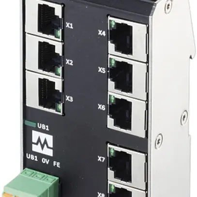 Switch Murrelektronik Xenterra 8TX, 8-port unmanaged 10/100Mbit/s full duplex 