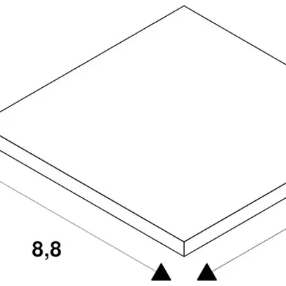 Couvercle SLV UNIVERSAL IP65 matière synthétique 88×88×5.5mm noir 