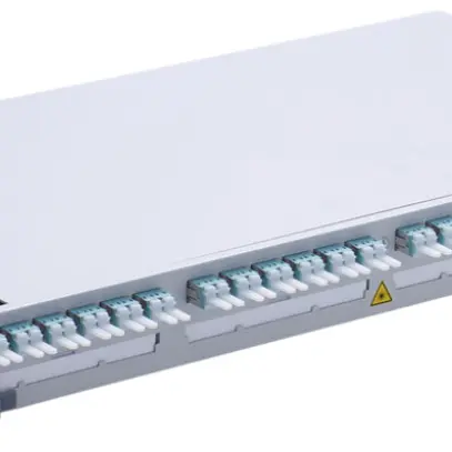Panneau 19" FO FiberRack2 1UH 6×LC-Duplex OM4 