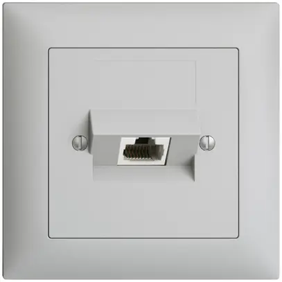 Presa INC 1×RJ45/u 4P ITplus EDIZIOdue grigio chiaro 