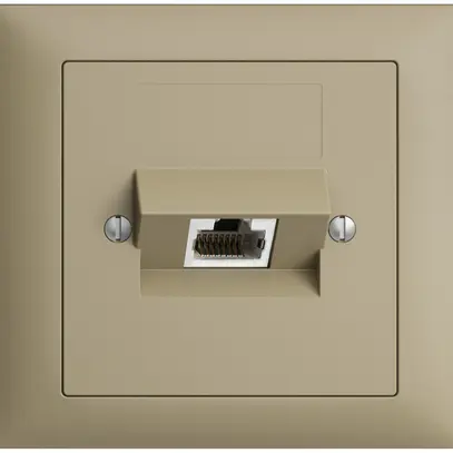 Prise INC 1×RJ45/s 8P ITplus EDIZIOdue sand 