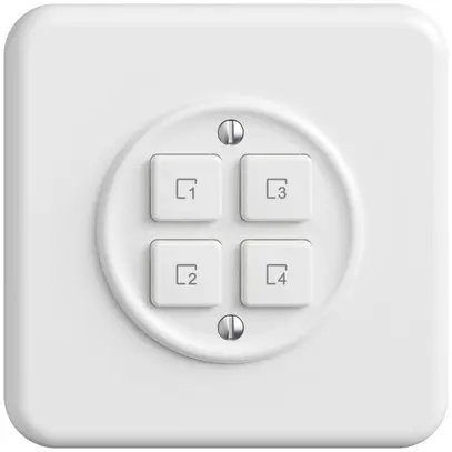 Comando per pulsante scena INC 4 scene/4T Sdue Wiser bianco 