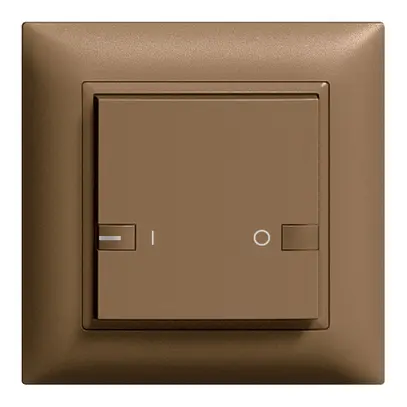 Poussoir ENC ZEP 1c/1t ON-OFF avec LED EDIZIOdue coffee 