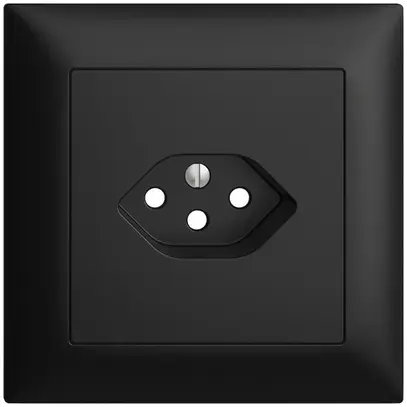 Kit frontale INC EDIZIOdue nero 88×88mm 1×T13 