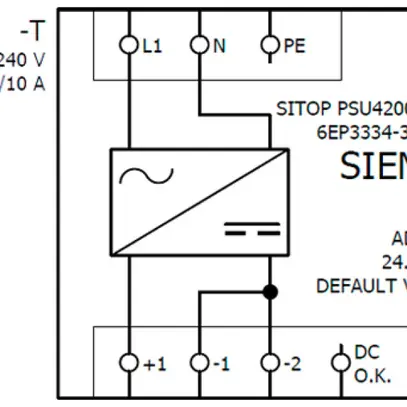 Stromversorgung Siemens SITOP PSU4200 IN: 120/240V OUT: 24VDC/10A 240W 
