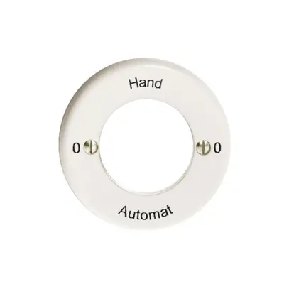 Kit front. 0-Hand-0-Automat bianco per interrutore rotativo a chiave 