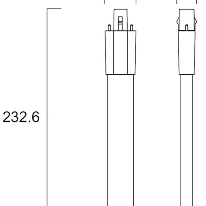 Lampada LED Sylvania ToLEDo Lynx G23 6W 660lm 4000K 233mm opale 