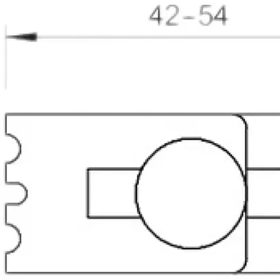 Raccordo angolare Bettermann con vite A2 M6×20mm per canale a griglia 