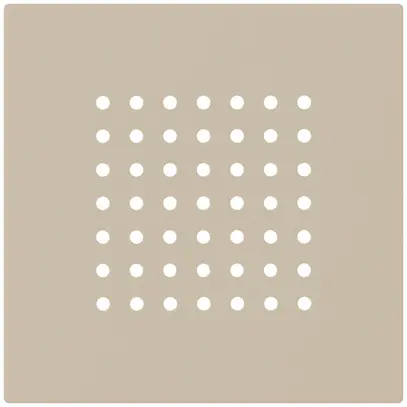 Placca frontale kallysto per suoneria beige 
