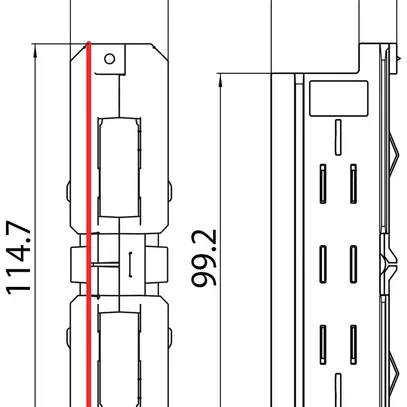 Raccord longitudinal Sylvania OneTrack 3 phases blanc 
