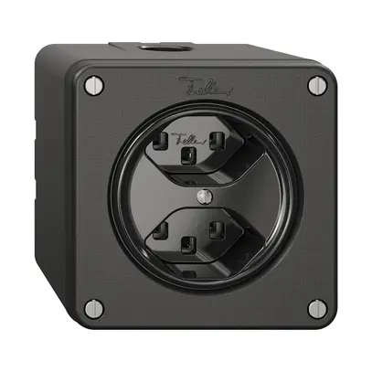 Presa NAPU NEVO, 2×T23, nero 