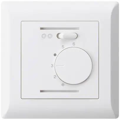 Termostato ambiente INC kallysto.line bianco per riscaldamento pavimento 