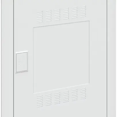 Cadre avec porte ventilée WiFi ABB pour distributeur multimédia 2 rangées 